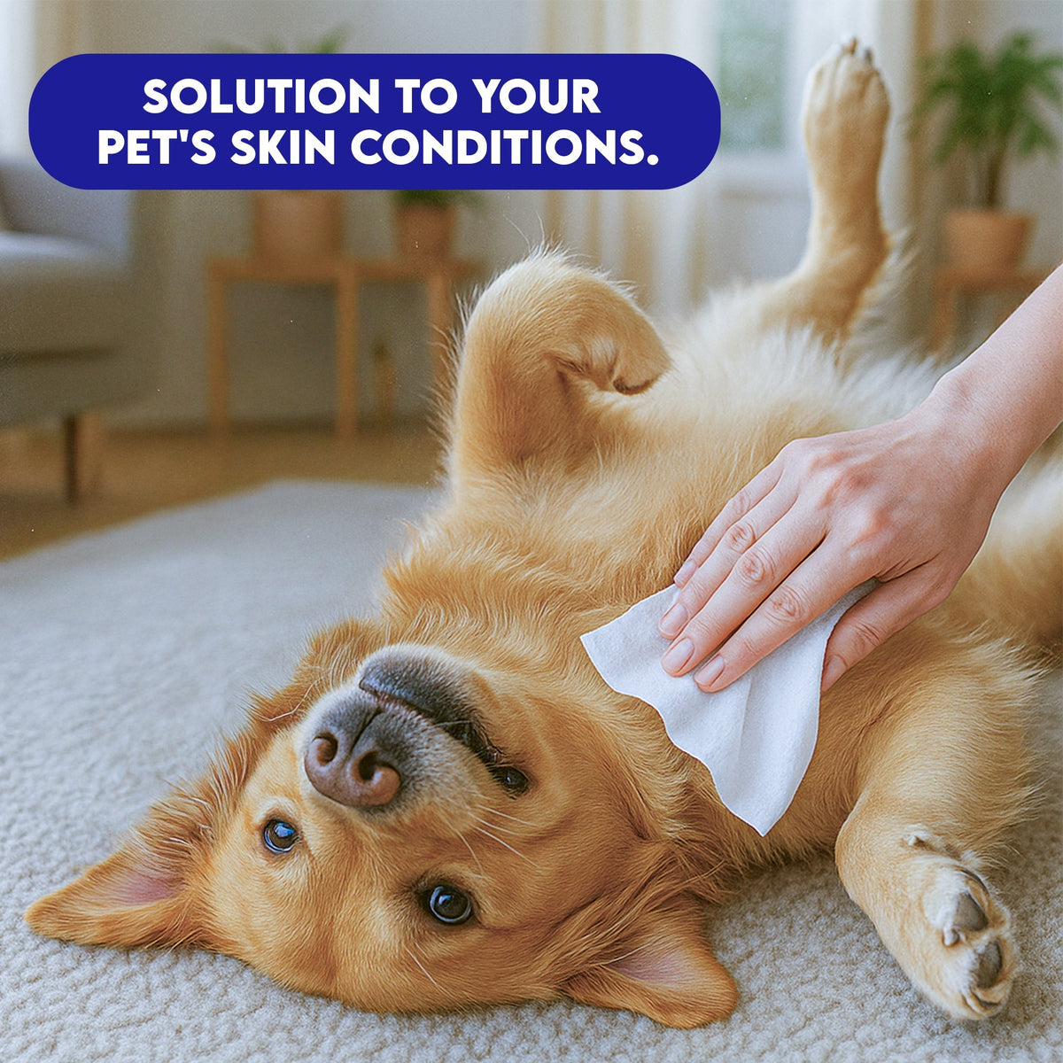 Extra Large Dog Grooming Wipes — 60 Count