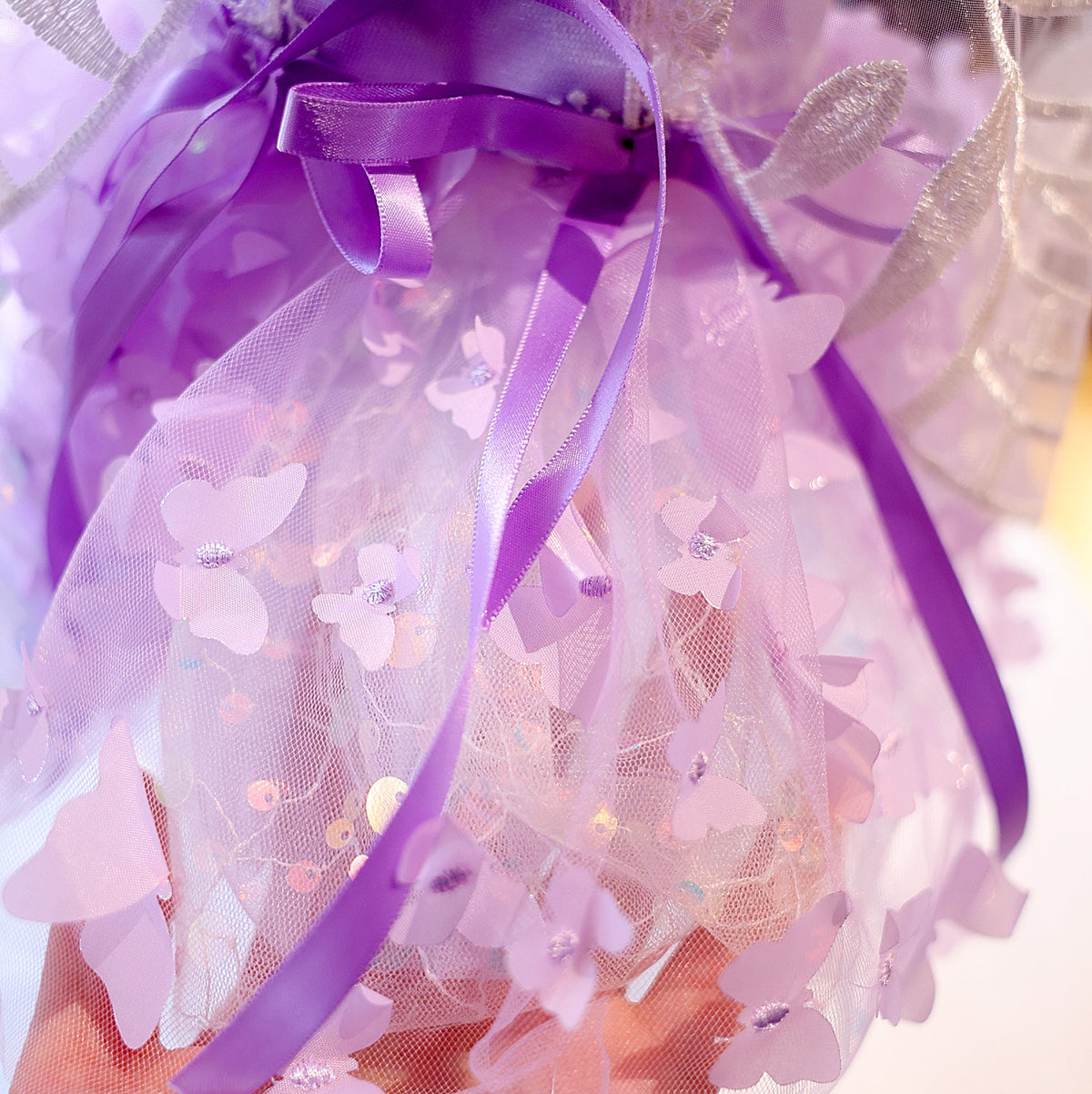 Butterfly Fairy Dog Dress with Wings