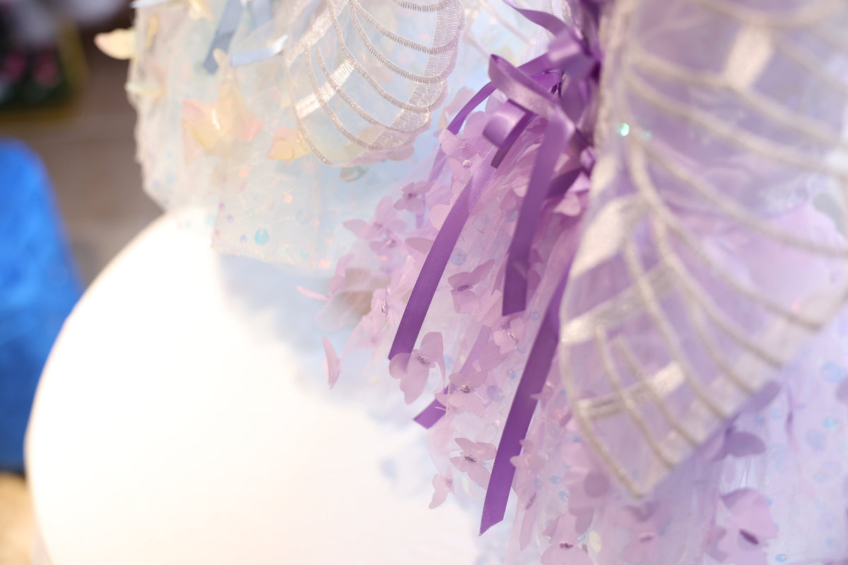 Butterfly Fairy Dog Dress with Wings