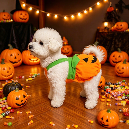 Pumpkin Costume Dress for Dogs & Cats
