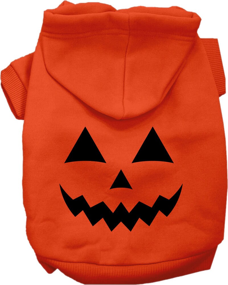 Pumpkin Face Halloween Pet Hoodie