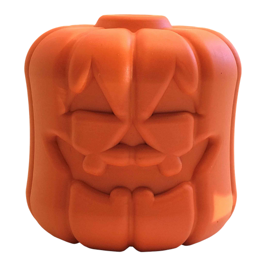 Jack O' Lantern Dog Toy - Durable Halloween Chew Toy for Large Dogs | USA Made
